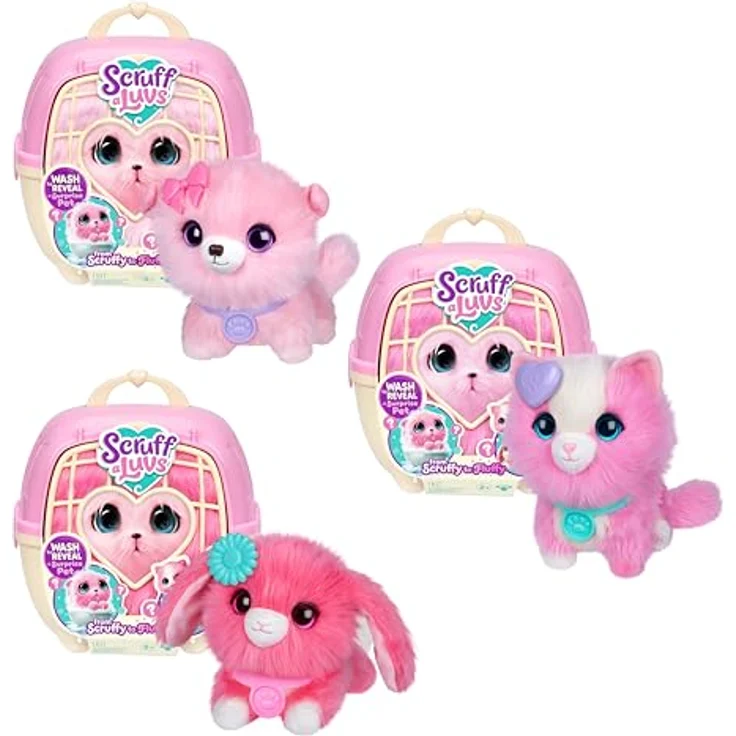 Moose Toys Scruff a Luvs Plüschfigur - Flauschiges Tierchen zum Retten, pink – Bild 12