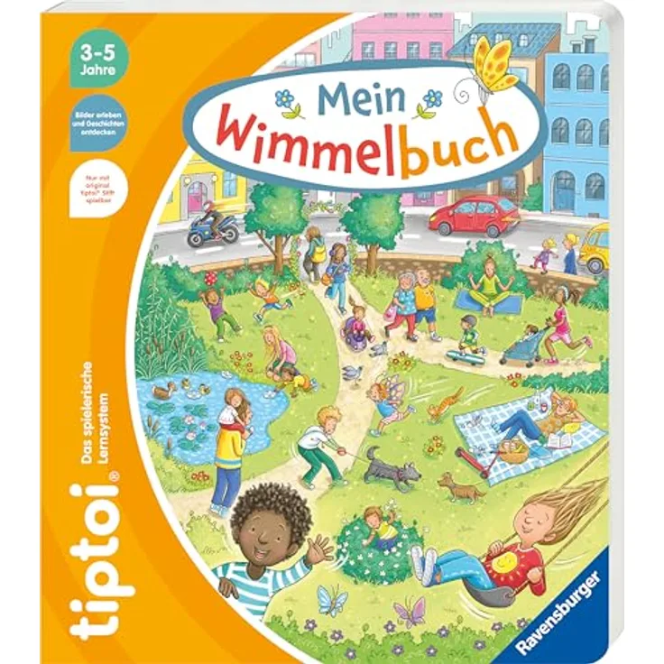 Ravensburger tiptoi® Mein Wimmelbuch, Lernbuch für Kinder ab 3 Jahren mit Sound