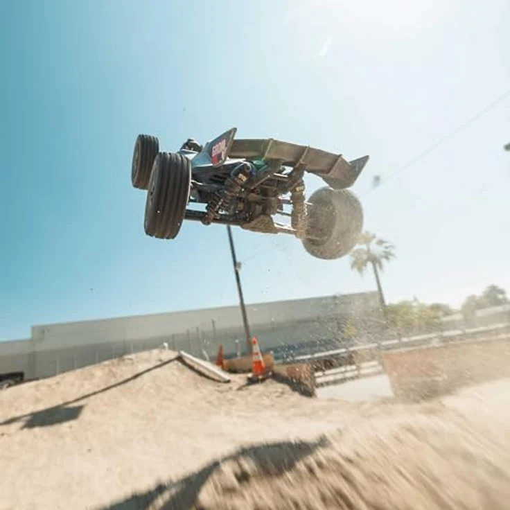 ARRMA 1/14 Typhon GROM 223S DSC 4X4 RTR Brushless Buggy, Blue (Battery & Charger Included) - Kleine Größe, 2S- und 3S-fähig, Spektrum DSC, inkl. LiPo-Akku und Ladegerät – Bild 4