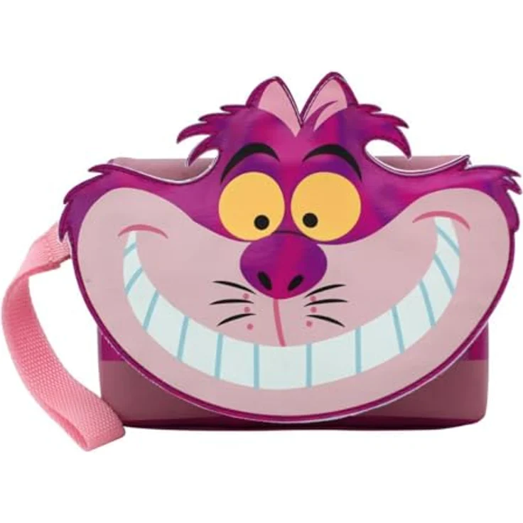 Cerda Disney Kosmetiktasche Alice im Wunderland Grinsekatze, wasserabweisend mit mehreren Fächern, ideal für Reisen und Outdoor-Aktivitäten – Bild 2
