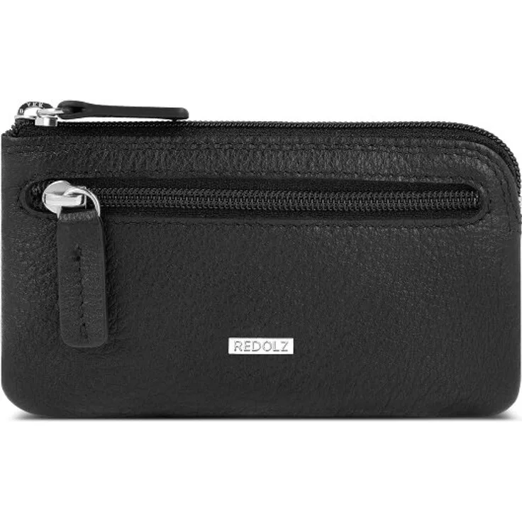 Redolz Leather Essentials Schlüsseletui Leder 11.5 cm black