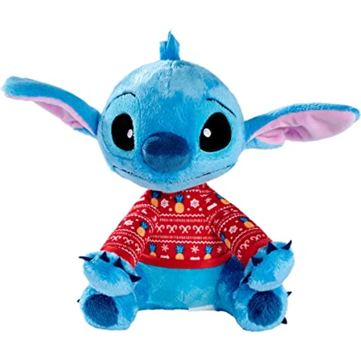 Simba Disney Lilo und Stitch, Stitch, Xmas, 25cm Plüschtier, Weihnachts Edition, für Kinder ab den ersten Lebensmonaten geeignet – Bild 2