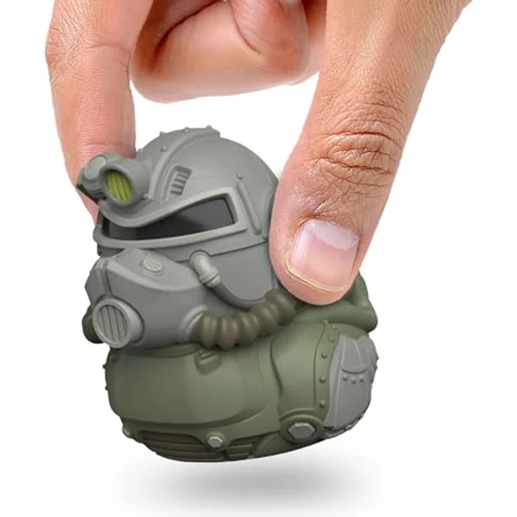 TUBBZ Mini: Fallout - Nuka Cola Girl Cosplay-Gummiente Vinyl-Figur, 5 cm groß, in Mini-Badewanne mit Fallout-Logo – Bild 1
