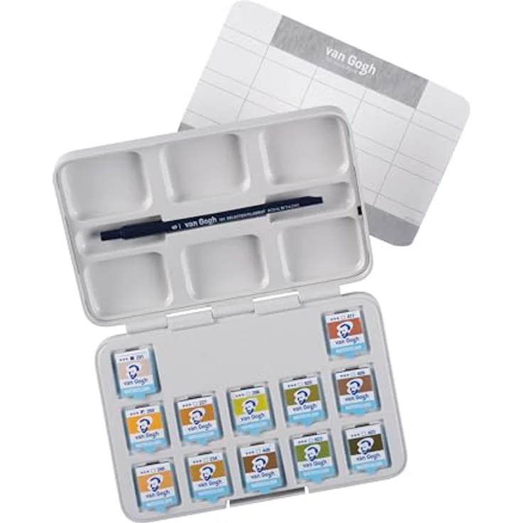 ROYAL TALENS Aquarellfarbe Van Gogh 12er Box Naturfarben – Bild 5