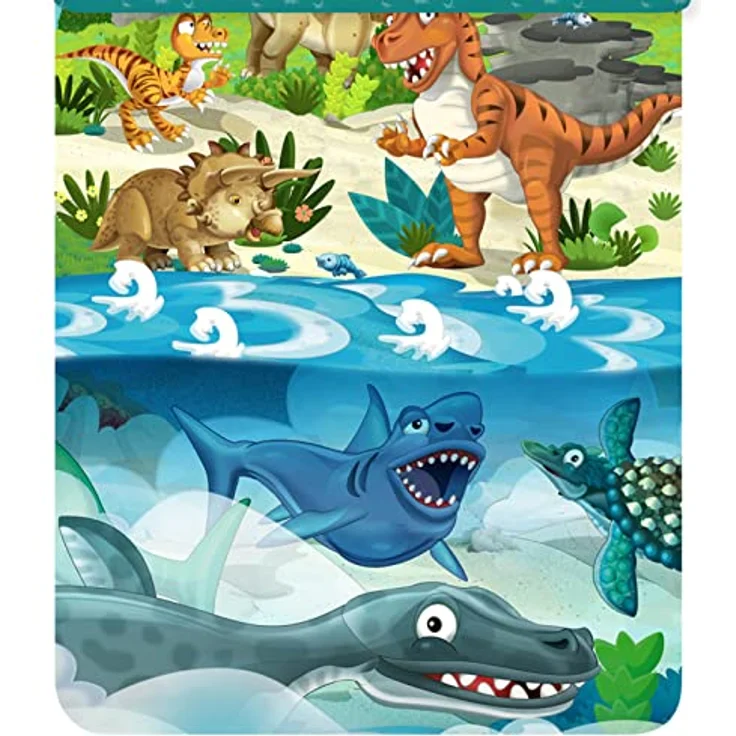 ESPiCO Bettwäsche Trendy Bedding Prehistoric Urzeit Tiermotiv Dinosaurier Meerestier Flugsaurier Baumwolle Renforcé, Größe:135 cm x 200 cm – Bild 3