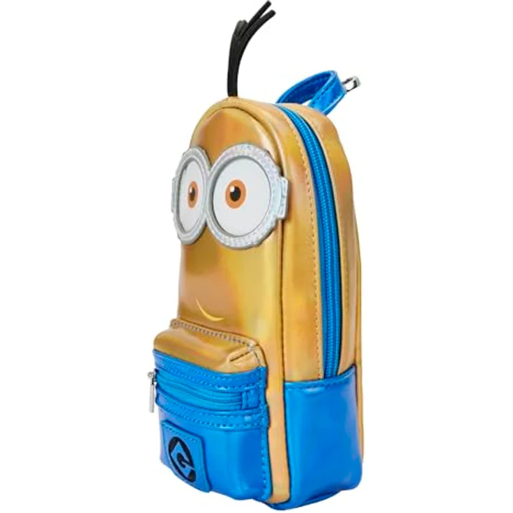 Loungefly Mini-Rucksack, Federmäppchen, Ich - Einfach Unverbesserlich, vegan Leder, silberfarbene Hardware, klares PVC - schillernd, offiziell lizenziert (10,2 cm B x 20,3 cm) – Bild 2