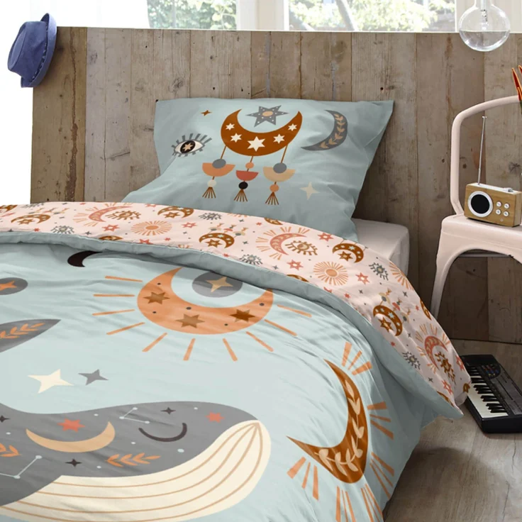 ESPiCO Bettwäsche Trendy Bedding Zauberei Bunt Renforcé 135 x 200 + 80 x 80 cm – Bild 6