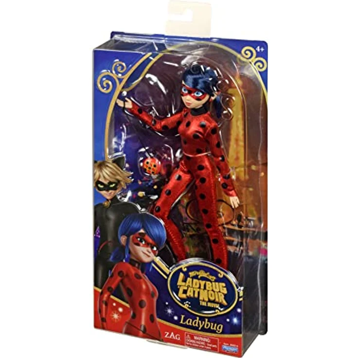 Bandai – Miraculous Ladybug und Cat Noir – Puppe – Ladybug- Marinette – 26 cm große artikulierte Ankleidepuppe – P50014 – Bild 5