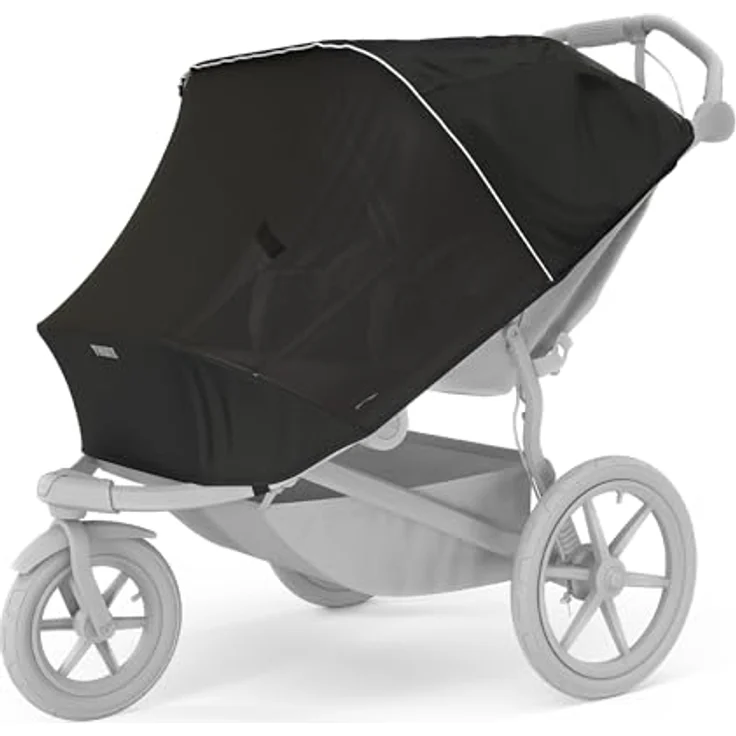Thule Urban Glide 3 Mesh Cover Doppelter Insektenschutz Black One-Size, Kinderwagen Insektenschutz - Passgenau für bestmöglichen Schutz – Bild 1
