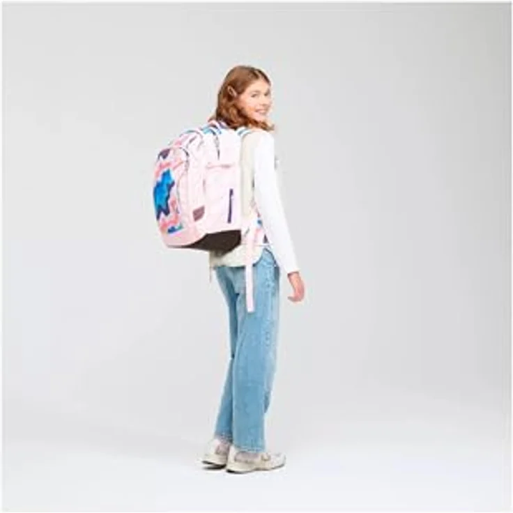 Satch Match Schulrucksack Candy Clouds – Bild 9