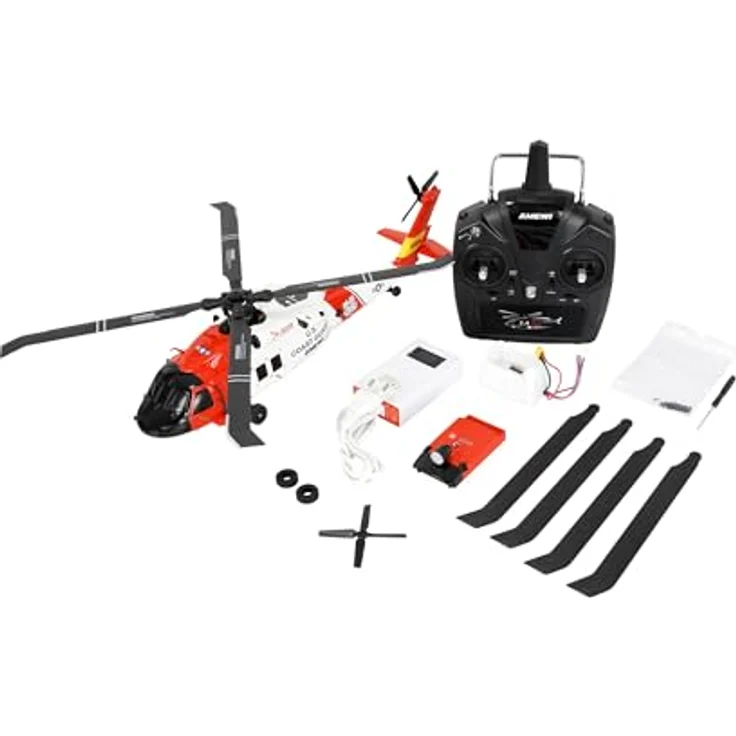 Amewi UH60 Black Hawk Coastguard Helikopter, 1:47 RTF mit Brushless-Direktantrieb und neuem Stabilisierungssystem – Bild 2
