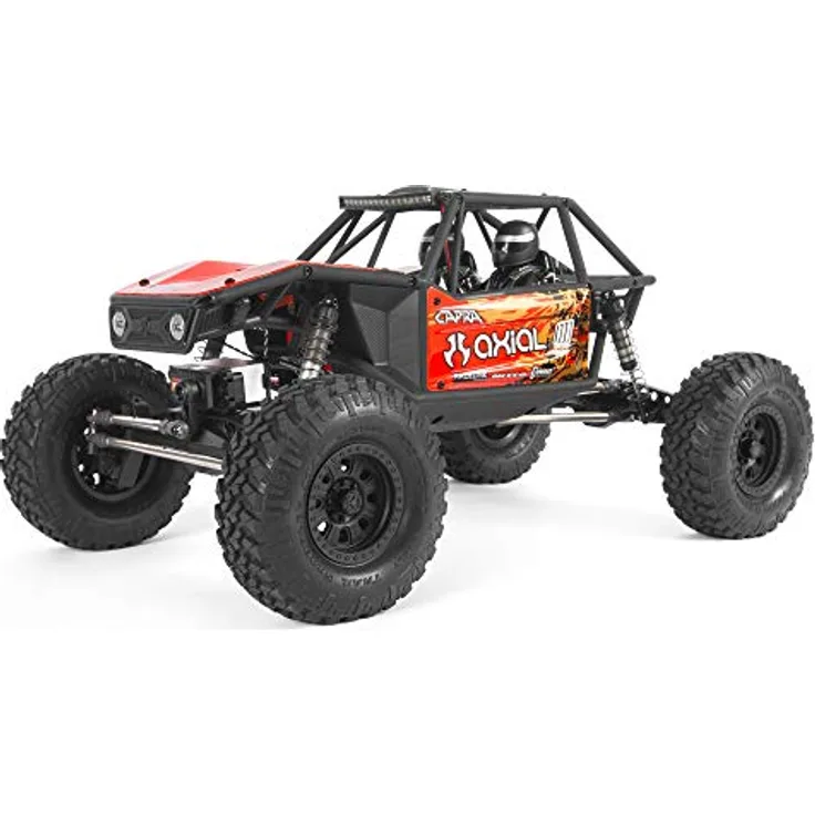 Axial AXI03000B 1/10 Capra 1.9 Unlimited 4WD Trail Buggy gebürstet RTR RC Crawler, rot