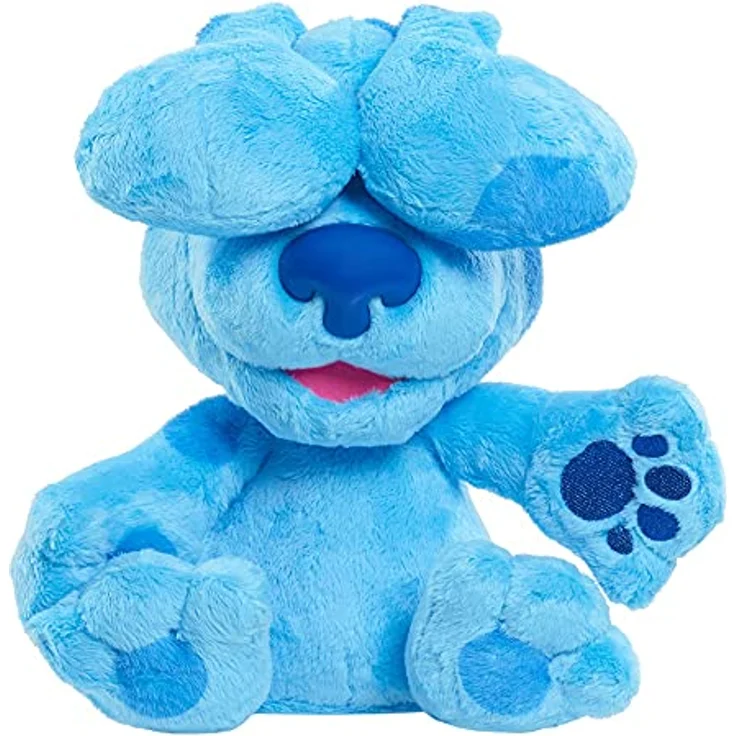 JP Blue's Clues BLU02100 Pistas de y Tú-Peek-A-Boo Plush Blues Clues Las Blue's Clues & You Guck Plüschtier-Blue, Bunt – Bild 2