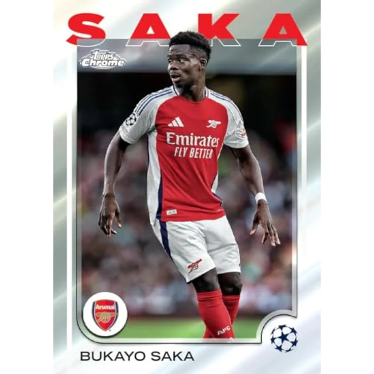 Topps Chrome UEFA Club Competitions 2024-25 Hobby Box, Sammelkarten-Display aus Papier und Pappe, geeignet für Sammler ab 6 Jahren – Bild 9