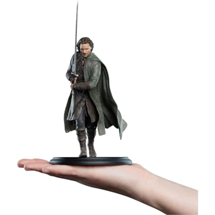 Weta Workshop Herr der Ringe Mini Statue Aragorn, detailreiche Sammelfigur aus Polystone, 20 cm – Bild 2