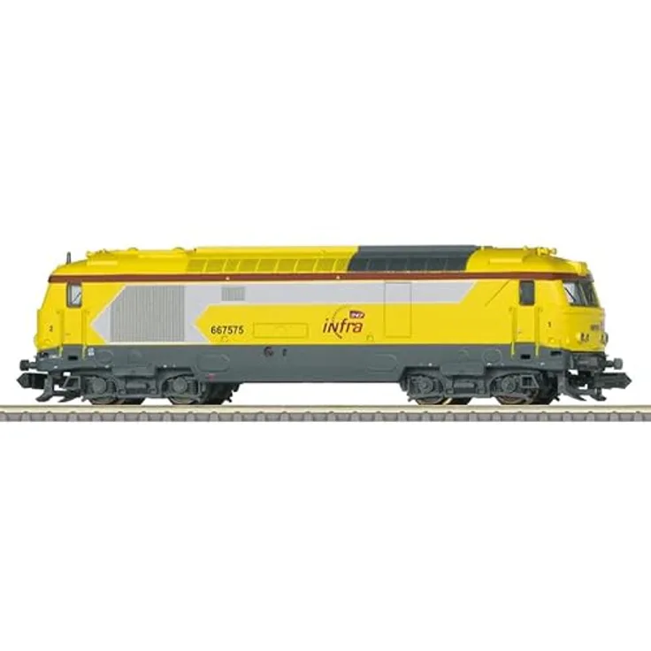 MiniTrix 16707 N Diesellok Serie 67400 der SNCF, Modelleisenbahn in herausragender Detailtreue