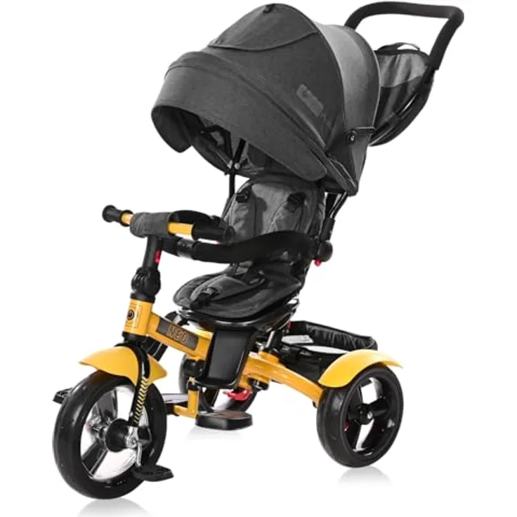 Lorelli Dreirad Tricycle Neo 4 in 1, EVA-Reifen, Schiebestange, Sitz drehbar, verstellbar