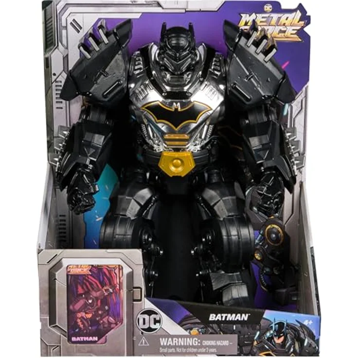 Batman Metal Force Hero, Actionfigur 30 cm mit beweglichen Gelenken und detailreichem Design – Bild 7