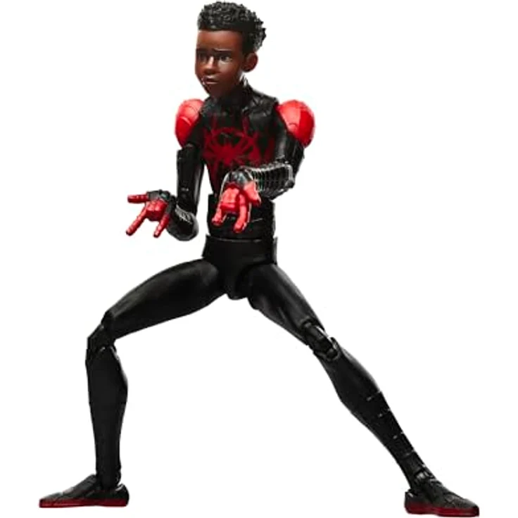 Marvel Legends Series Miles Morales, 15 cm Action-Sammelfigur aus Spider-Man: A New Universe mit austauschbarem Kopf und Handpaar, über 20 Bewegungspunkte – Bild 3