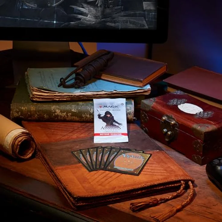 Wizards of the Coast Magic the Gathering Universes Beyond: Assassin's Creed Beyond-Booster Display (24) English, 24 Booster Packs, 7 Cards Per Pack – Bild 4