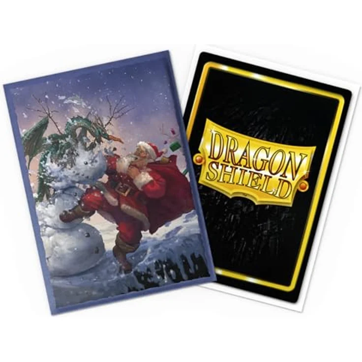 Dragon Shield Brushed Art Sleeves Christmas 2025, 100 Stück - Hochwertige TCG-Schutzfolie für Pokémon, Magic: The Gathering, Flesh & Blood und One Piece, 63x88 mm – Bild 4