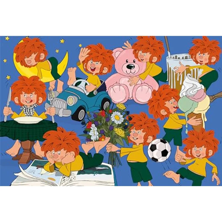 Schmidt Spiele 56492 Spaß mit Pumuckl, 100 Teile Kinderpuzzle, bunt – Bild 4