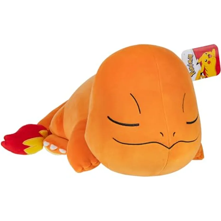 Pokémon PKW3883-45cm Schlafendes Plüsch - Glumanda, offizielles Plüsch