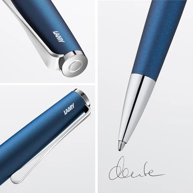 Lamy Kugelschreiber Studio 267, elegant in Imperialblue, mit Drehmechanik und nachfüllbarer LAMY Grossraummine M 16 – Bild 2