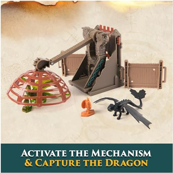 DreamWorks Dragons Drachenzähmen leicht gemacht - Trial of Flame, Drachen-Arena Spielset mit Drachen- und Wikingerfiguren, Abenteuer für Kinder ab 4 Jahren – Bild 4