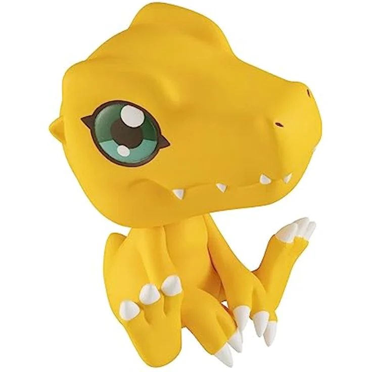 MegaHouse Digimon Adventure Statuette PVC Look Up Agumon 11cm, hochwertige Sammelfigur mit guter Qualität – Bild 2