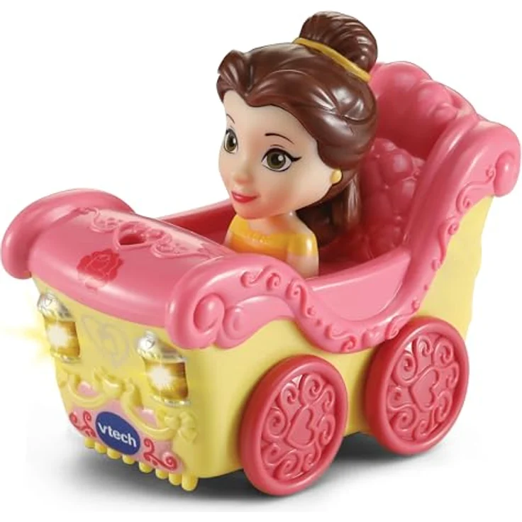 VTech Baby TUT TUT Flitzer - Belles verzauberte Kutsche mit Originalstimme, kindgerechten Melodien und Geräuschen, kindersicherem Batteriefach – Bild 2