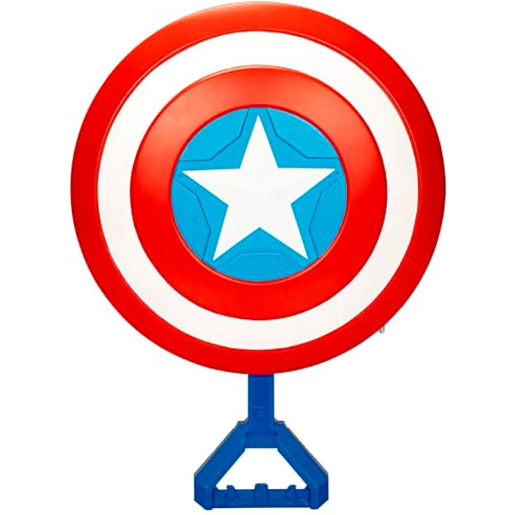 Marvel Studios Captain America Brave New World NERF Flügelschild Blaster, Schild Rollenspielzeug - Mit 3 NERF Darts, für Links- und Rechtshänder geeignet, anpassbarer bequemer Riemen – Bild 4