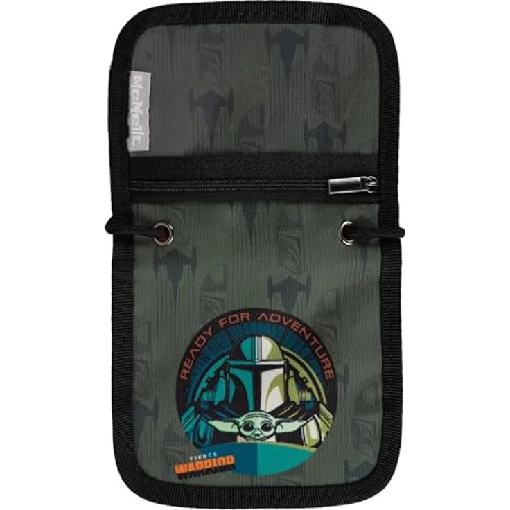 McNeill Brustbeutel Star Wars, Mandalorian - Kinder-Brustbeutel mit sicherem Transport und bequemer Aufbewahrung – Bild 2