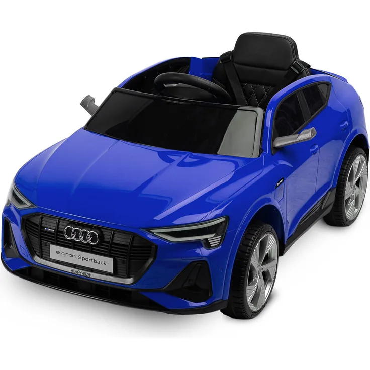 Toyz Audi RS E-Tron GT, Elektroauto für Kinder 3-8 Jahre, navy, mit Fernbedienung, Allradantrieb, Sicherheitsfunktionen und LED-Beleuchtung