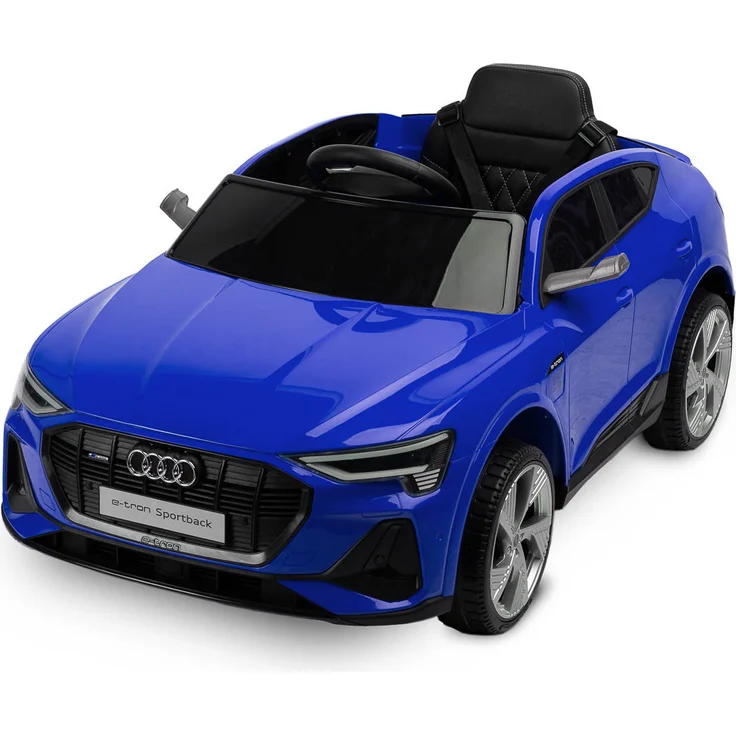 Toyz Audi RS E-Tron GT, Elektroauto für Kinder 3-8 Jahre, navy, mit Fernbedienung, Allradantrieb, Sicherheitsfunktionen und LED-Beleuchtung