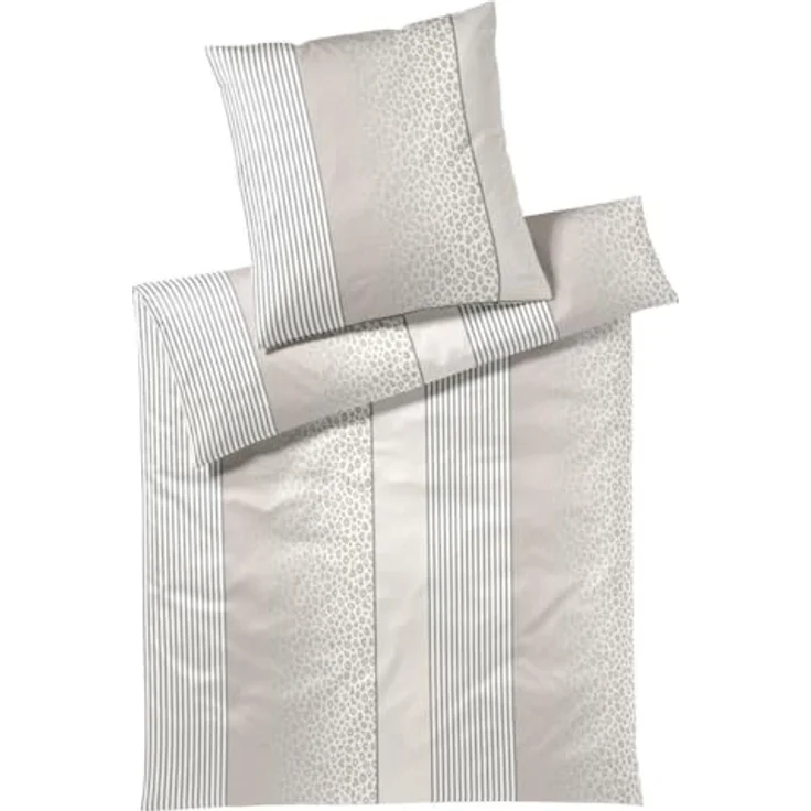 Joop! Bettwäsche Leo 4112 Cream - 07 Kissen 40x80 cm, Comfort-Satin im Leo-Design, 100% Baumwolle, Made in Germany – Bild 1
