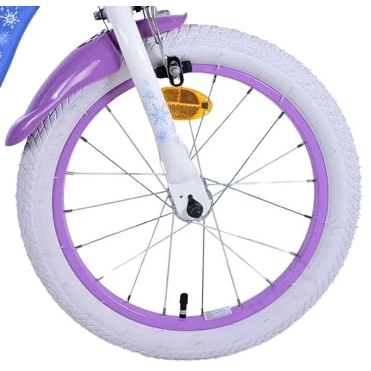 Volare Kinderfahrrad Disney Frozen 2, 16 Zoll, ohne Rücktrittbremse, blau – Bild 3