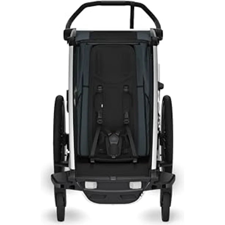 Thule Chariot Cross 2, Veloanhänger mit modularen Sitzoptionen für ein oder zwei Kinder und schneller Umwandlung in einen Kinderwagen – Bild 2