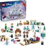 LEGO Adventskalender 2025 (LEGO Disney, 43273), inklusive festlichen Disney-Prinzessinnen-Motiven, für Kinder ab 5 Jahren, handlich und leicht, 415 g