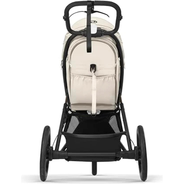 Cybex Gold AVI SPIN Kinderwagen, Ab Geburt bis 4 Jahre, ultrakompakt faltbar, City-, All-Terrain- und Jogging-Kinderwagen, Seashell Beige – Bild 5