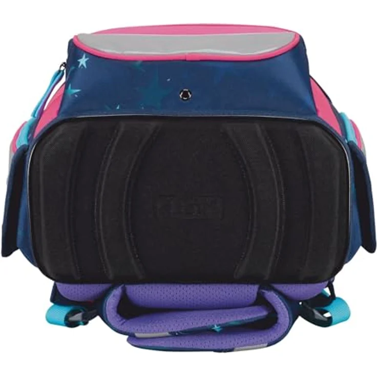 Scout Genius DIN Pretty Star 2024, Schulranzen-Set 4-tlg. mit höhenverstellbaren Schultergurten, 19 Liter Volumen, stabiler Bodenplatte und Magnetschloss, rosa – Bild 5