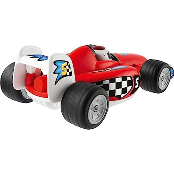 Chicco Tom Race Radio Control, Rennwagen, bewegt Sich in 4 Richtungen, Infrarot-Fernbedienung mit 4 Richtungstasten, mit Sportwagen-Sound, funkgesteuertes Auto, Kinderspielzeug 2-6 Jahre – Bild 3