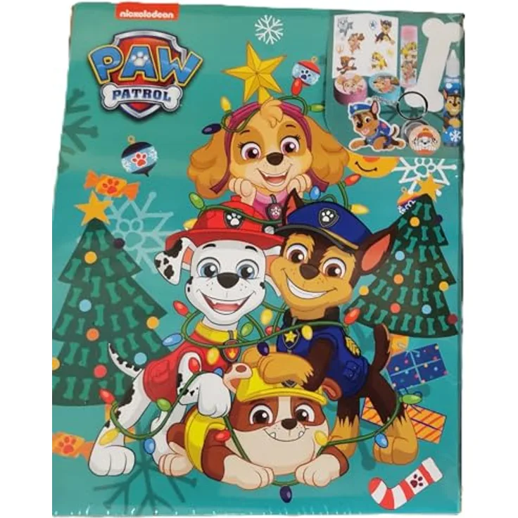 KTN Dr. Neuberger Paw Patrol Bath & Fun Calendar, Adventskalender mit sanfter Pflege für alle Hauttypen und zartem Duft