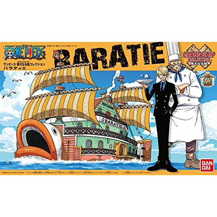 Bandai Sammelfigur One Piece - Baratie / Grand Ship Collection, detailgetreues Modell des Schiffs mit Sanji - Die Kochpiraten – Bild 4