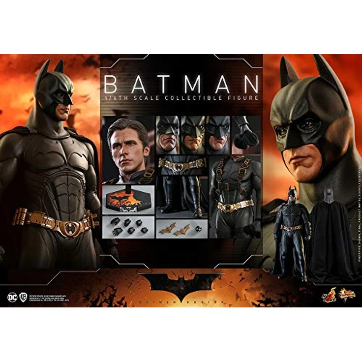 Hot Toys 1:6 Batman - Batman Begins, lizenziertes Sammlerstück, mehrfarbig – Bild 2
