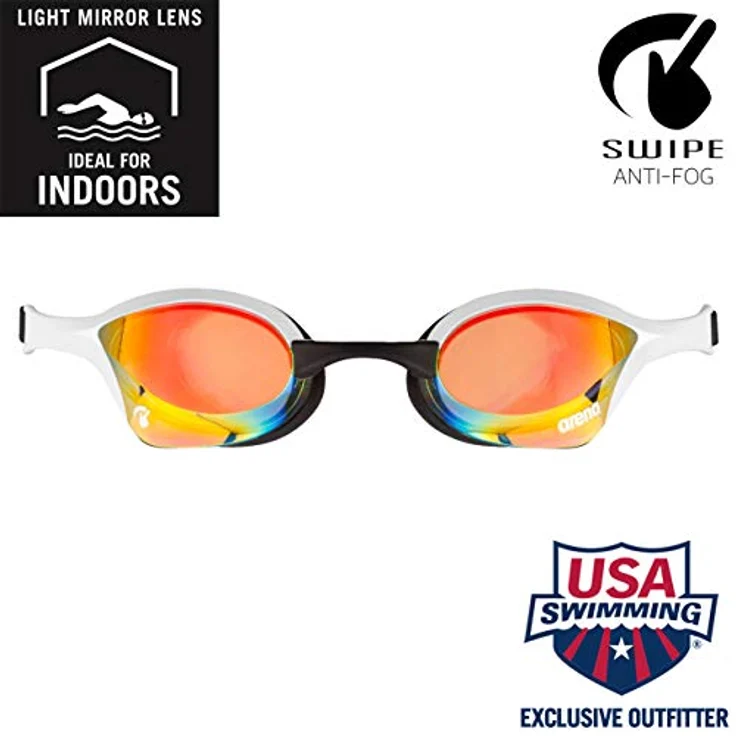 arena Unisex – Erwachsene Cobra Ultra Swipe Mr (Yell-White) Swim Goggles, Mehrfarbig, 1 – Bild 2