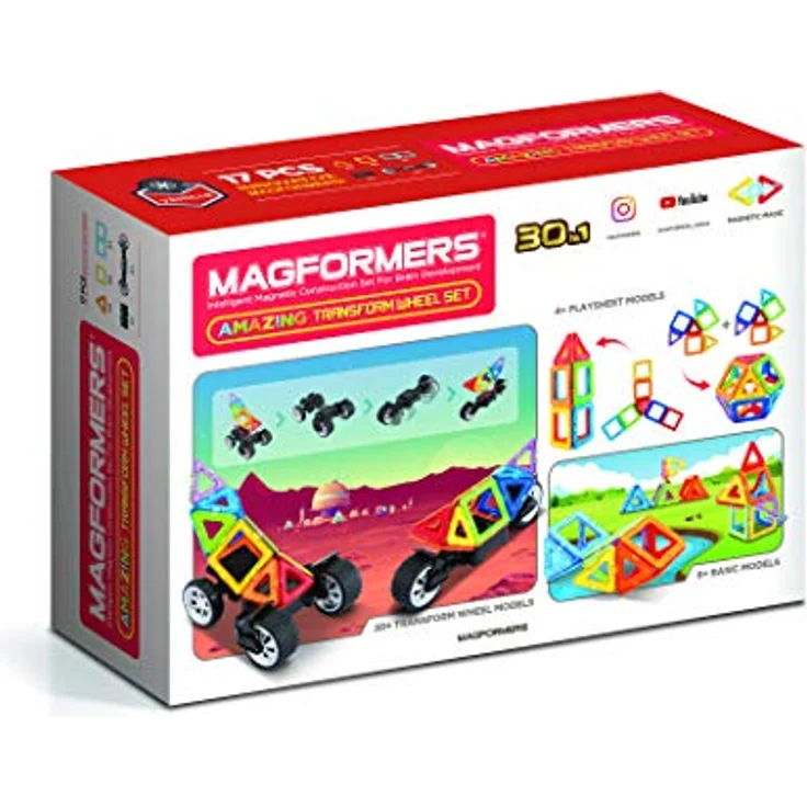 MAGFORMERS Amazing Transform Wheel Set - Preisvergleich – Bild 4