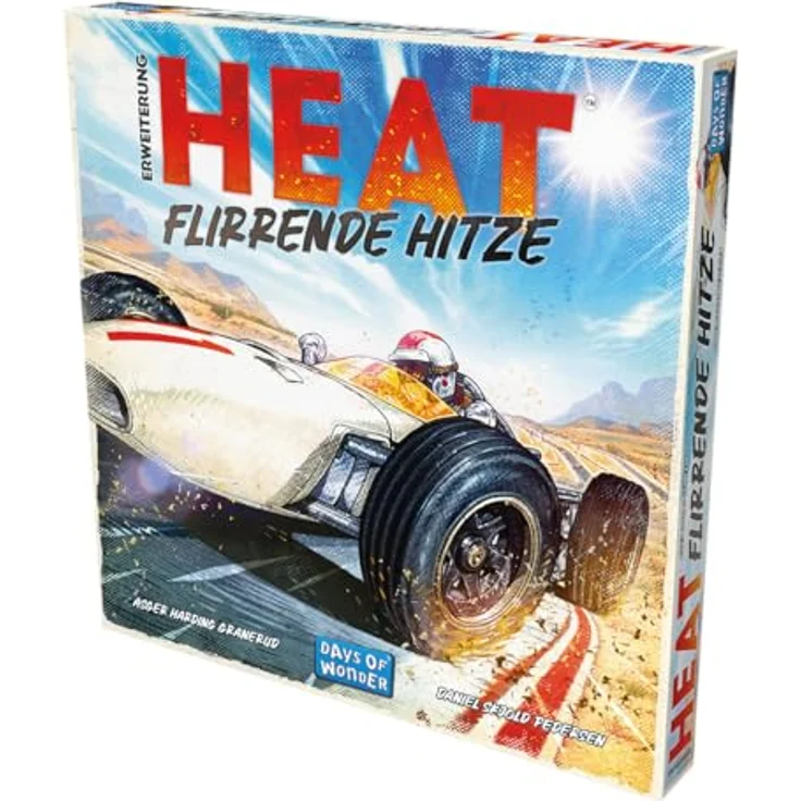 Asmodee Heat – Flirrende Hitze, DE-Version, Kennerspiel-Erweiterung für 1-7 Spieler, 60 Minuten Spielzeit, neue Strecken und Herausforderungen – Bild 3