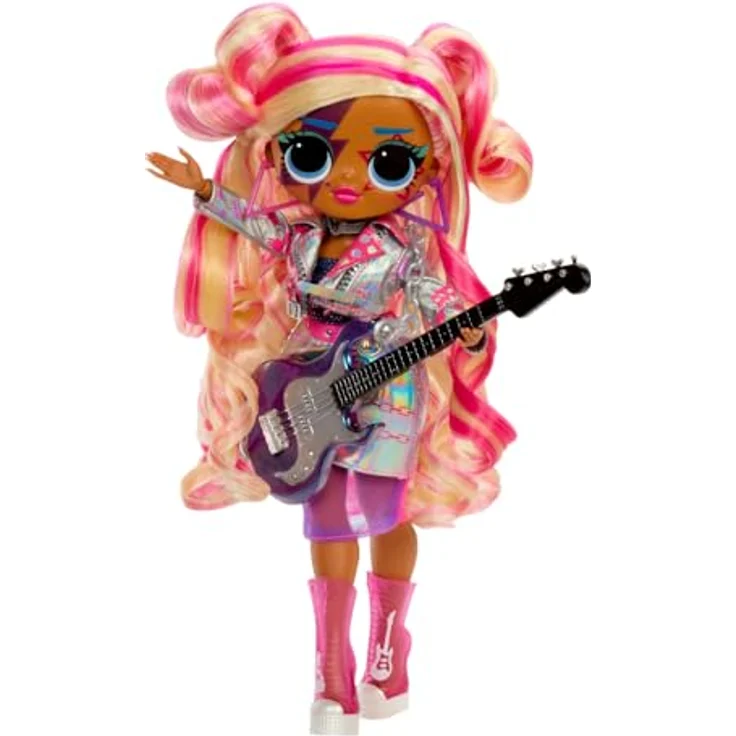 L.O.L. SURPRISE! Anziehpuppe L.O.L. Surprise OMG Eye Spy - Rockstar, mit magischem Farbwechsel und interaktivem Playset – Bild 4
