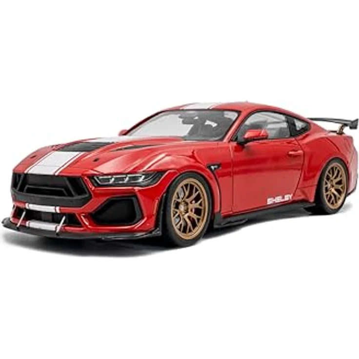 Solido 1:18 Shelby Mustang Super Snake Race, Spielzeugauto in rot – Bild 1